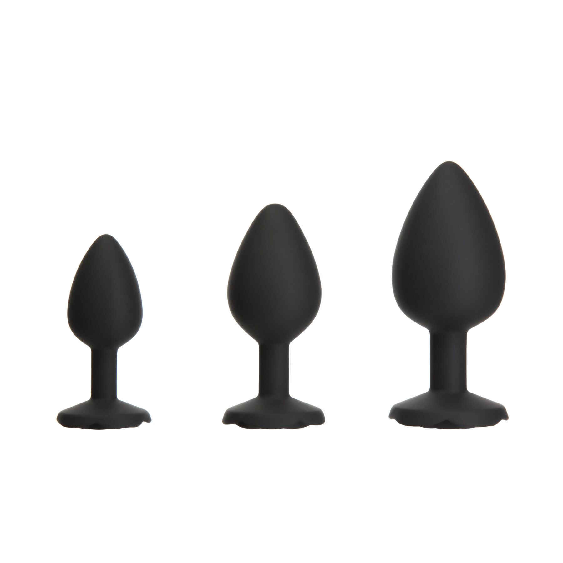 ����� ����������� �������� ������ BMS Roses Til Dawn Silicone Anal Plug Kit Starter Kit Black