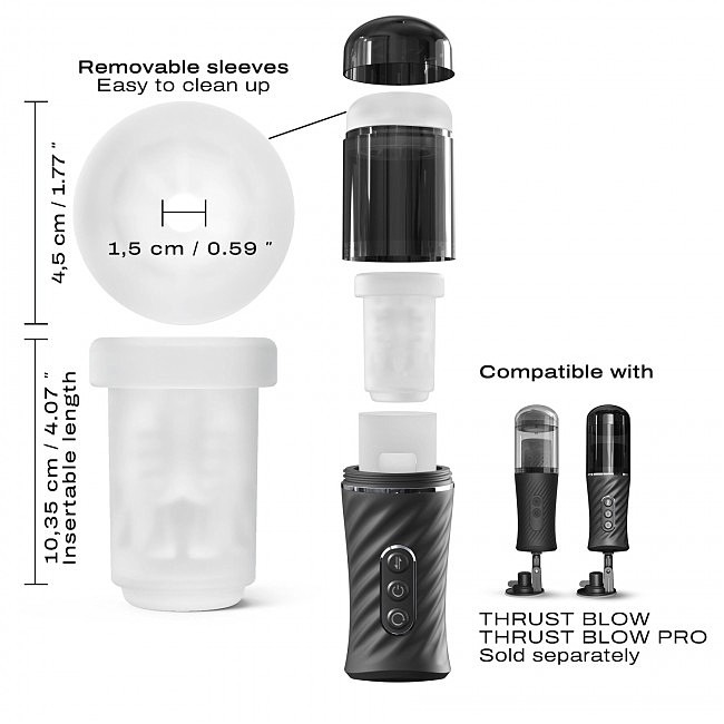 ������� ����� ��� ������������ Dorcel THRUST BLOW PUREJOY, 10,3 � 4,5 ��