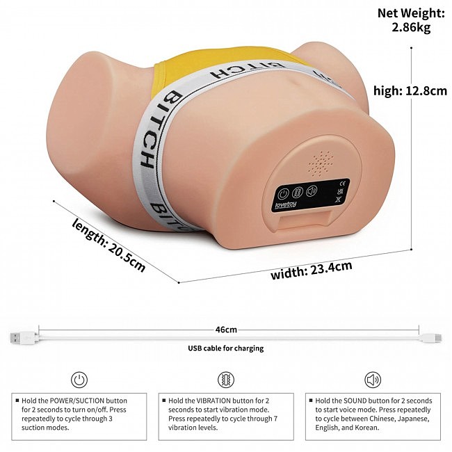 �����������-�������� � ���� ������ � �������� Streetgirls 03 Sensation Pulse Flesh, 20,5 x 23,4 x 12,8 ��