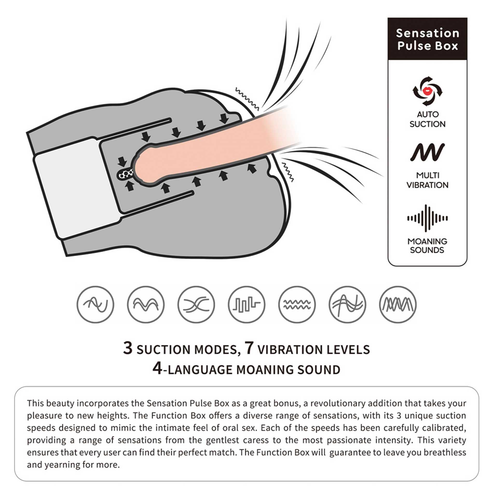 �����������-�������� � ���� ������ � �������� Streetgirls 03 Sensation Pulse Flesh, 20,5 x 23,4 x 12,8 ��