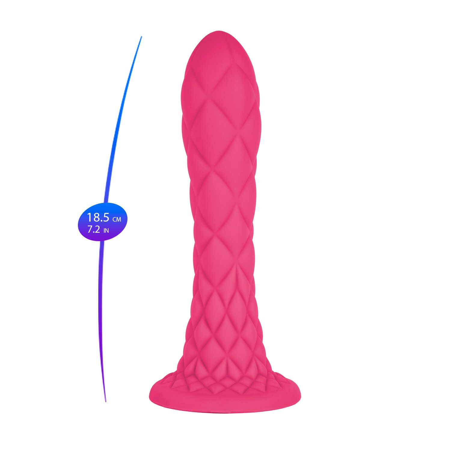 ���������������� ������������� �� �������� SilexD Fantasy Liquid Silicone Dreamy 7in Pink, 18,5 � 4,1 ��