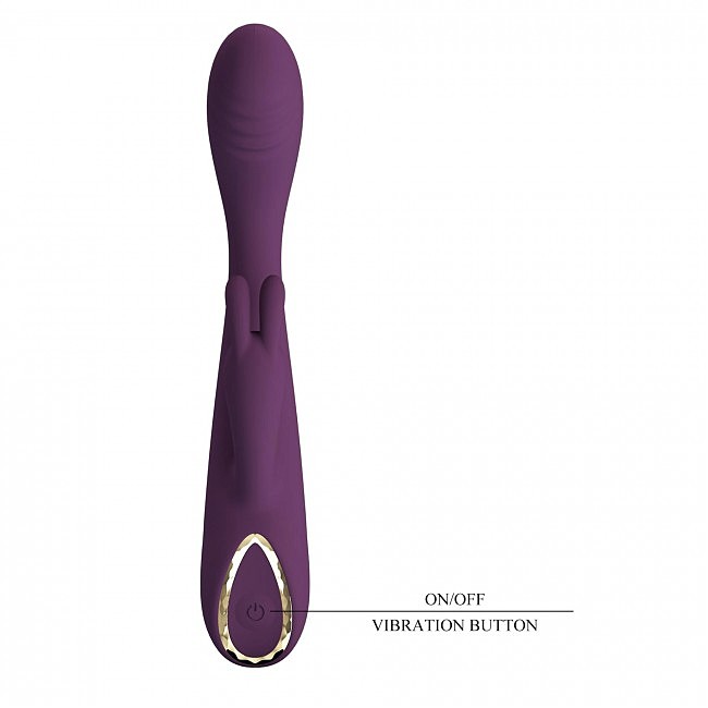 �������������� ��������-������ Pretty Love Emma Powerful Silicone Rabbit Vibrator, 15,8 � 2,1 ��