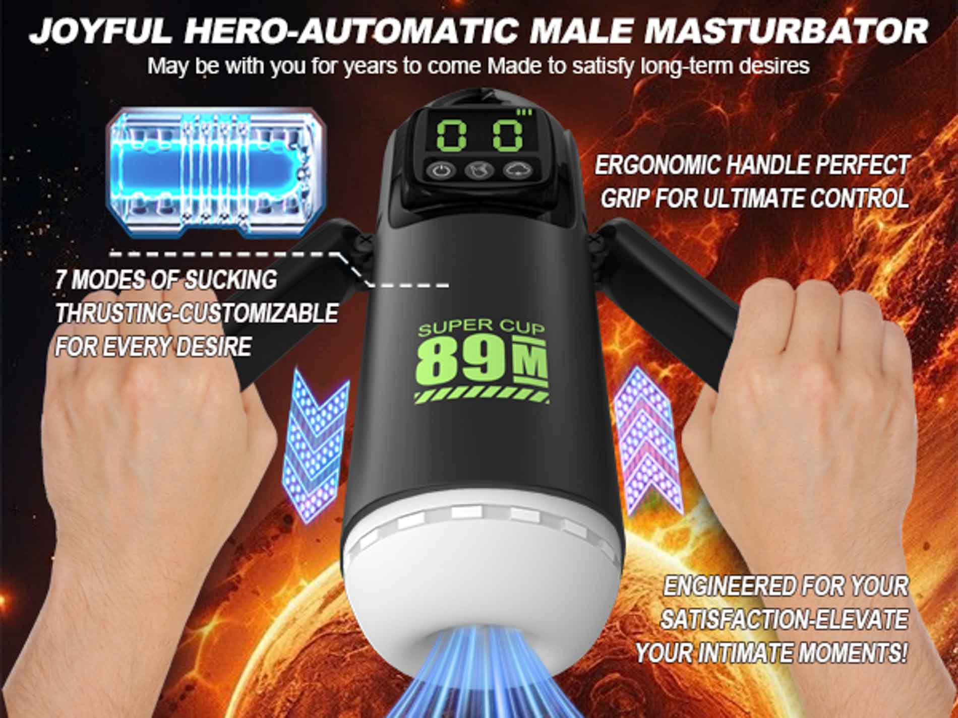 ������������������� ����������� M510 Masturbator Cup Boys of Toys, ��������+������, 24 × 8,1 × 11,5 ��