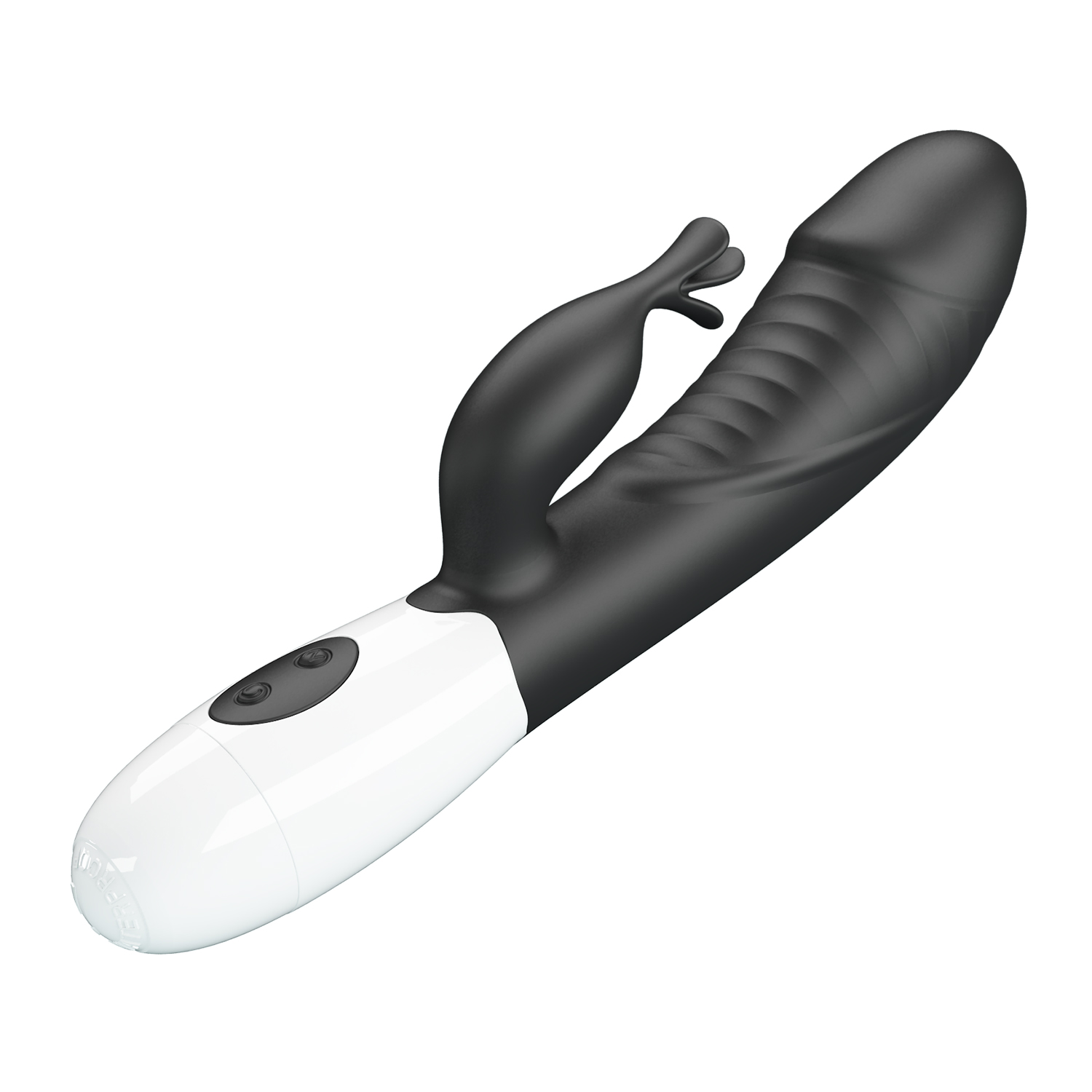 ��������-������ Pretty Love Rasmussen Dual Vibrator Black, 30 ������� ������, 19,8 � 3,6 ��