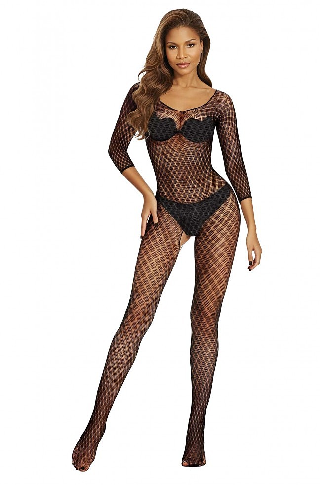 ����������� � �������� �������� Softline Bodystocking 2048 black One Size, �������� ������