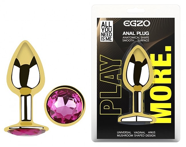 ������������� �������� ������ � ���������� EGZO Gold Round Plug, 7 � 2,8 ��