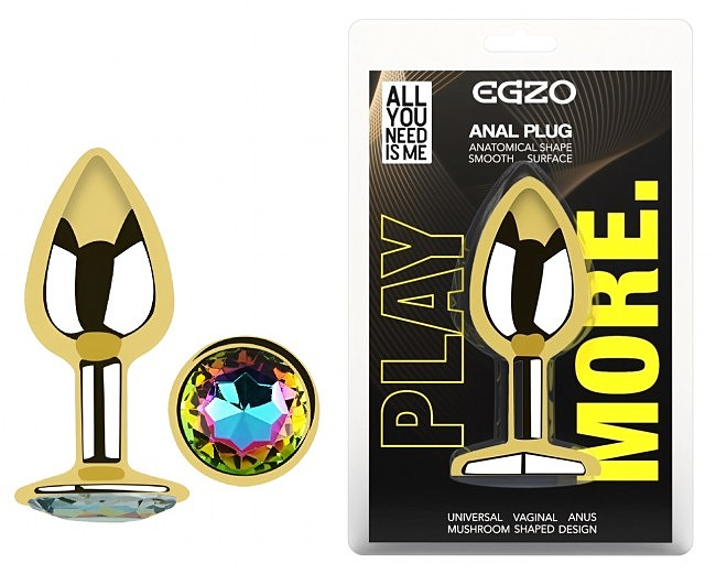 ������������� �������� ������ � ���������� EGZO Gold Round Plug, 7 � 2,8 ��