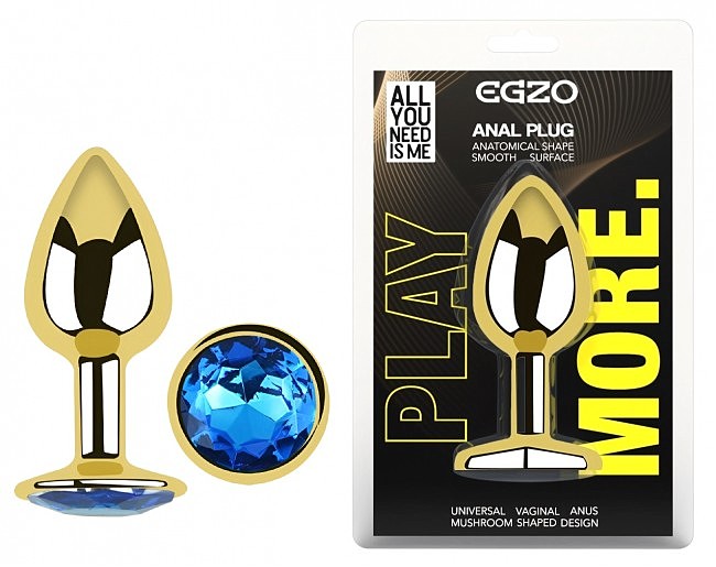 ������������� �������� ������ � ���������� EGZO Gold Round Plug, 7 � 2,8 ��