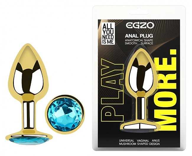 ������������� �������� ������ � ���������� EGZO Gold Round Plug, 7 � 2,8 ��