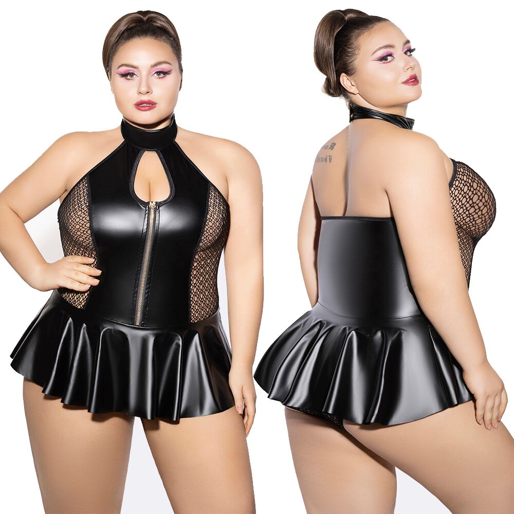 ������� ���� � ��������� ��������� JSY P61158 Black Plus Size, ������