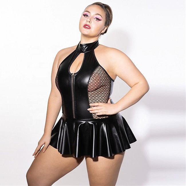 ������� ���� � ��������� ��������� JSY P61158 Black Plus Size, ������