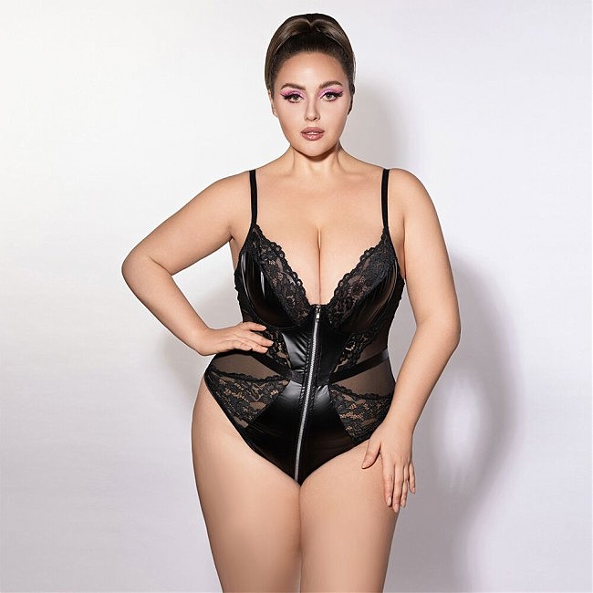 ����������� ��������� ���� � ������� JSY P61153 Black Plus Size, ��������� �������, ������
