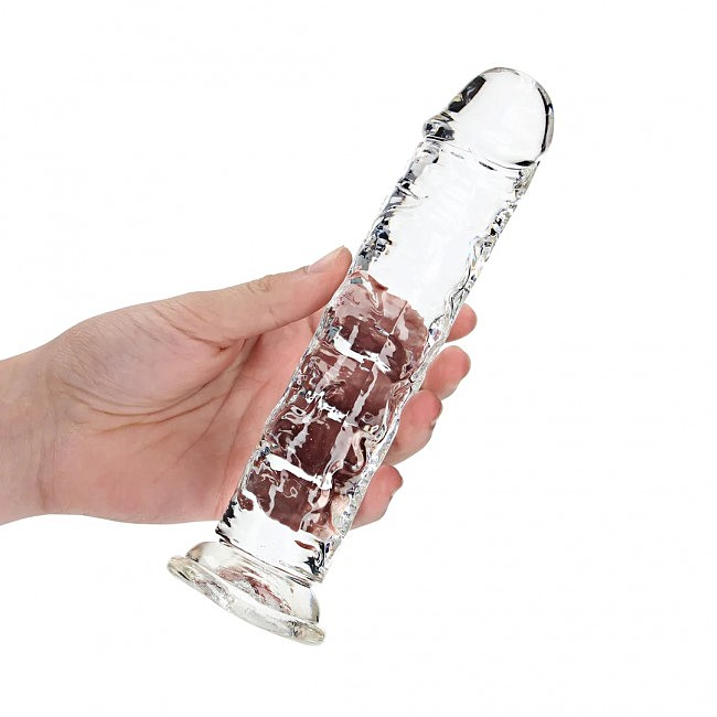 ������������� ������� Realrock Dildo 8 Transparent, ����������, 22 � 4 ��