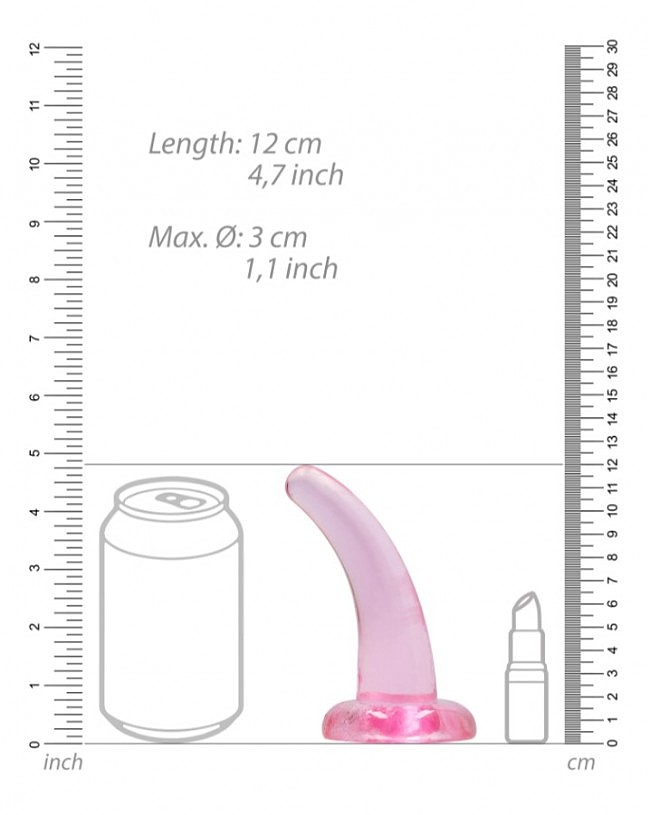 ������� ������� ������������� Realrock Dildo 4,5 �� ��������, 12 � 3 ��